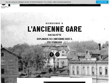 Tablet Screenshot of cafeanciennegare.ch
